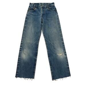 Vintage 80s Levi's 701-0117 Student Fit Made in USA Jeans Women's 26x35 (22x26)